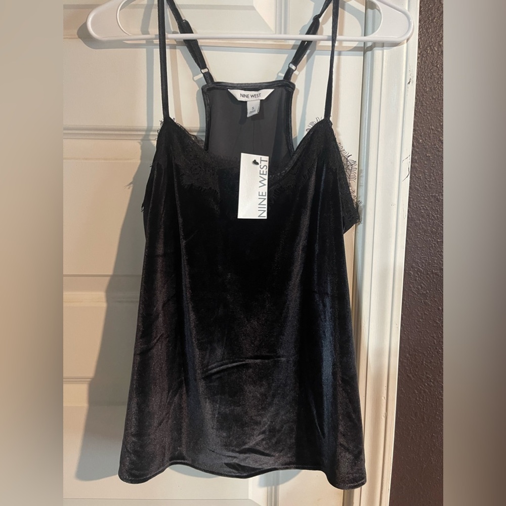 Nine West velvety tank top size small